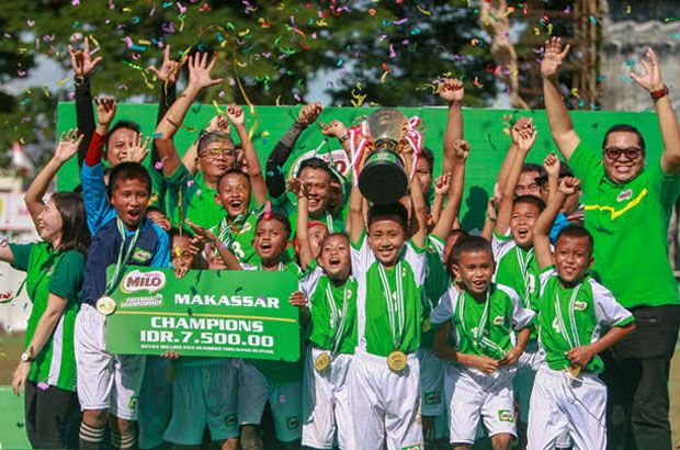 SDN 133 Inpres Talawe Maros Juara MILO Football Championship Makassar 2019