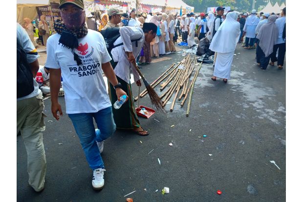 Kampanye Prabowo-Sandi Selesai, Kebersihan Kawasan GBK Terjaga