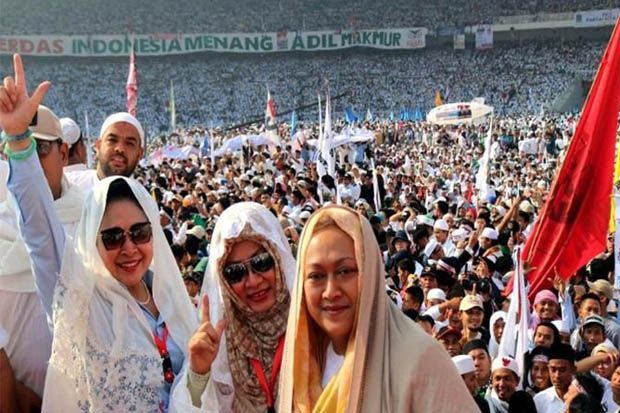 Tiga Putri Pak Harto Sempurnakan Suasana Kampanye Prabowo-Sandi