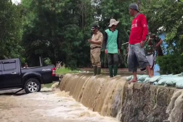 Sungai Cimanuk Meluap, Ratusan Rumah di Indramayu Terendam