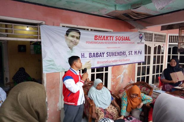 Caleg Perindo Kabupaten Serang Gelar Baksos di Tiga Desa