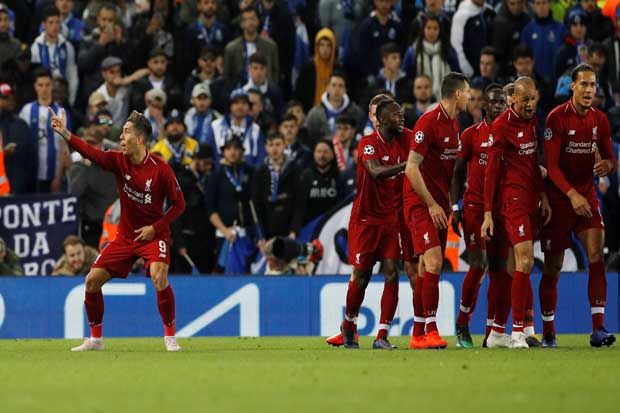 Bombardir Gawang Porto, Liverpool Buka Peluang ke Semifinal Liga Champions