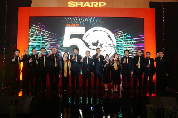 Sharp Indonesia Tebar Program Serba Angka 5 dan Produk Warna Emas