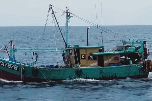 KKP Tangkap Enam Kapal Asing dan Amankan 24 Warga Vietnam