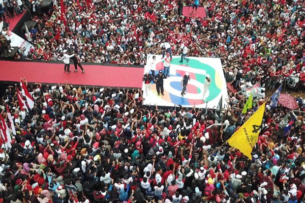 Ribuan Warga Lampung Deklarasi Dukungan untuk Jokowi-Ma’ruf