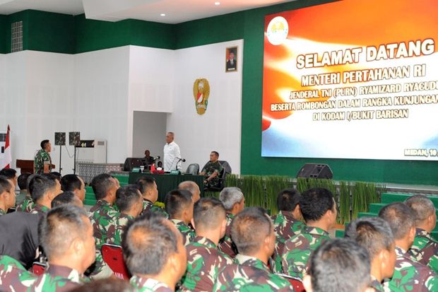Menhan Minta Prajurit TNI Waspadai Ancaman Jelang Pemilu