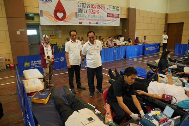 Peduli Kemanusiaan, Brantas Abipraya Gelar Donor Darah