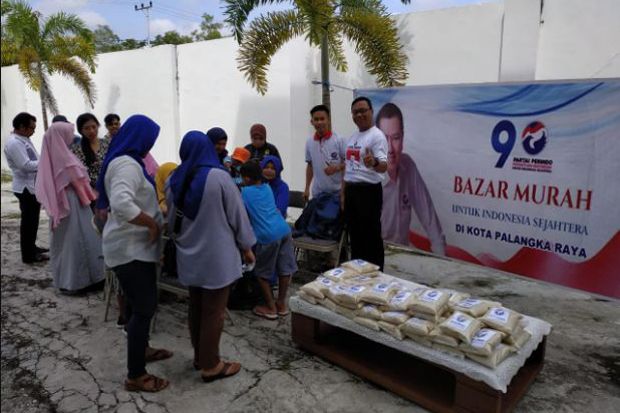 Alhamdulillah, Bazar Murah Partai Perindo di Palangka Raya Sangat Membantu Rakyat!