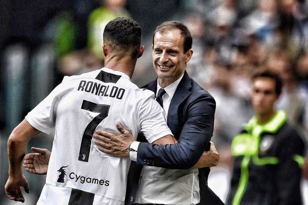 Juventus tanpa Ronaldo ke Markas SPAL, Allegri: Perayaan Scudetto Ditunda