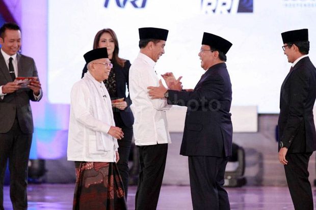 Debat Penentuan KH Maruf Amin dan Prabowo-Sandiaga