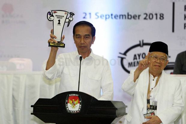 PoliticaWave: 57,9% Warganet Pilih Jokowi-Maruf