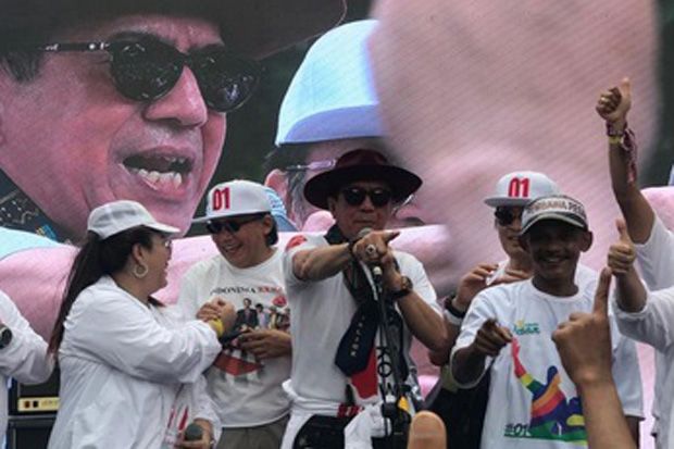 Komunitas H3 Ramaikan Kampanye Akbar Jokowi-Maruf di GBK