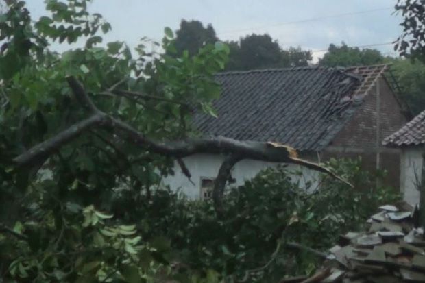Puluhan Rumah Kabupaten Batang Rusak Diterjang Puting Beliung