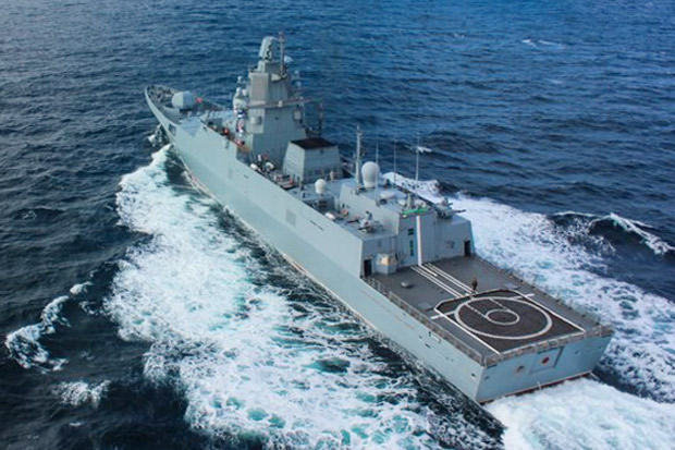 Kapal Perang Rusia Sambangi Laut China Selatan