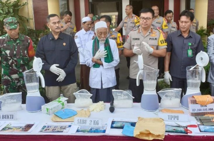 Polda Banten Musnahkan 2 Kilogram Sabu Milik Jaringan Banten-Pakistan