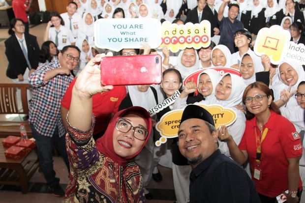 Lewat #BijakBersosmed, Indosat Ooredoo Sebarkan Pesan Positif ke Sekolah