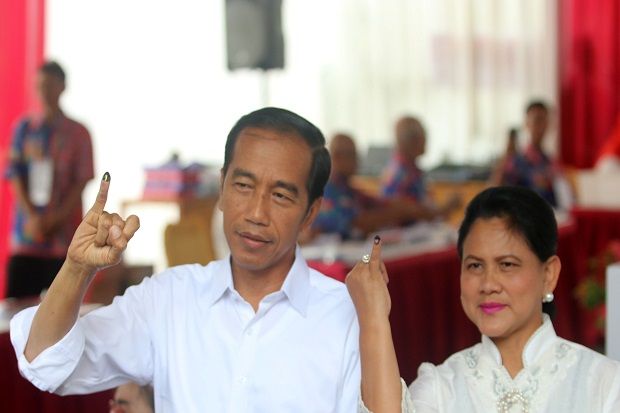 Hasil Suara di TPS JK, Jokowi Ungguli Prabowo
