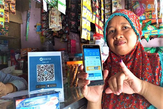 Pedagang dan Pembeli di Pasar Jambon Sleman Sudah Gunakan Dompet Digital