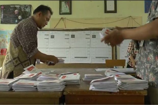 Hasil Penghitungan Sementara C1, Prabowo Menang Telak di Sumatera Barat