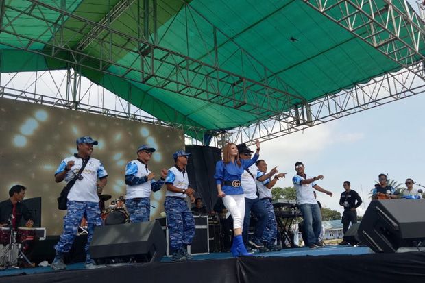 Pesta Rakyat HUT Ke-73 TNI AU, Lanud SMH Palembang Dihibur Artis Ternama