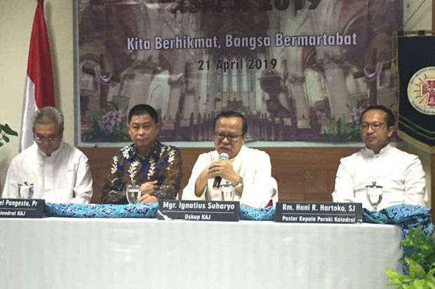 Pesan Damai Uskup Agung Jakarta Terkait Pemilu 2019