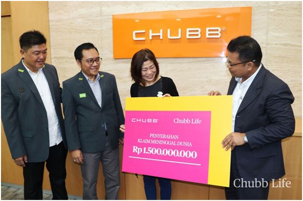Chubb Life Bayarkan Klaim Nasabah Senilai Rp1,5 Miliar