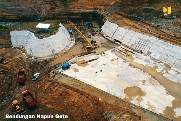 Pembangunan Bendungan Napun Gete di NTT Capai 63%