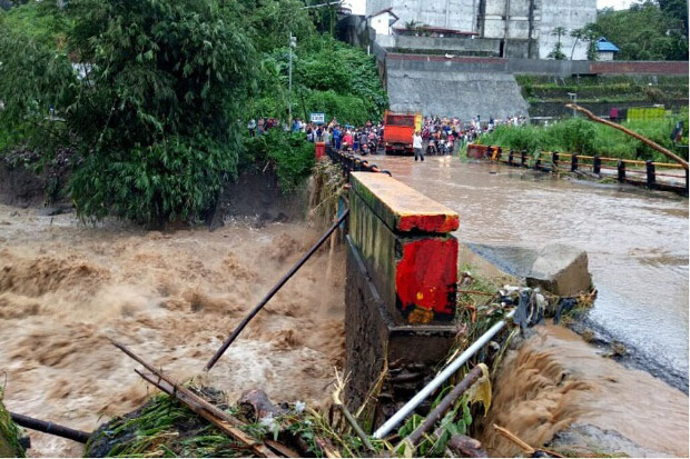Banjir Bengkulu, Tiga Warga Kepahiang Hanyut di Sungai Musi