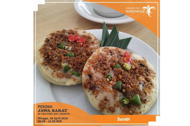 Kuliner Khas Sunda Hadir di Car Free Day, Jakarta