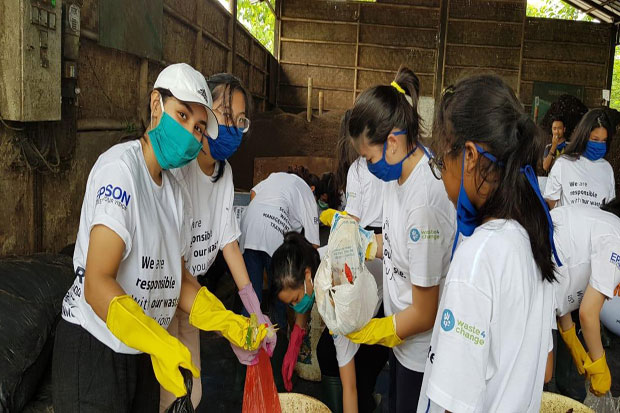 Epson Indonesia Berbagi Ilmu Pengelolaan Sampah kepada Pelajar