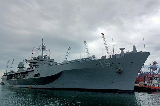 Kapal Perang Pemandu Armada Ke-7 AS Sambangi Jakarta
