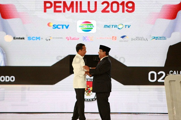 Data Situng KPU Capai 62%, Jokowi Raih 55,9% dan Prabowo 44,1%