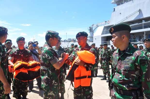 Pangdam I/BB Berangkatkan 500 Prajurit Raider Khusus ke Maluku