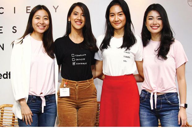 Empat Alumni Miss Indonesia 2019 Rilis Label Liberty Society