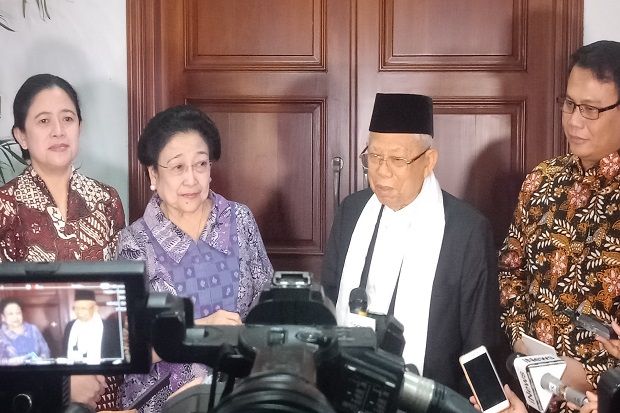 Megawati dan Maruf Amin Kompak Tunggu Sampai 22 Mei