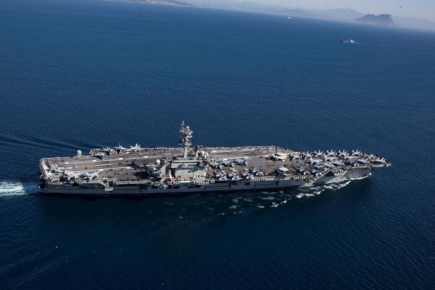 Giliran Kapal Induk AS Penggertak Iran Tiba di Timur Tengah