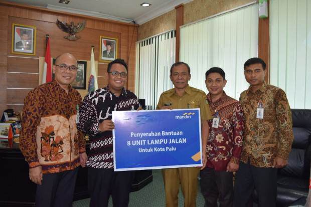 Wali Kota Palu Terima Kunjungan PT Bank Mandiri