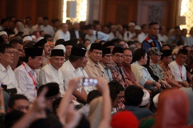 Data BPN 02: Prabowo-Sandi 54,24%, Jokowi-Maruf 44,14%