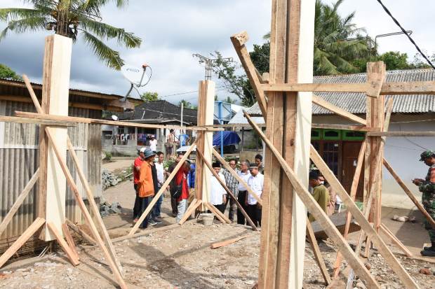Bupati Lombok Utara Selektif Pilih Aplikator Pembangunan Huntap di Bayan