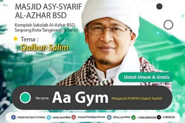 Tausiyah AA Gym: Ramadhan Jangan Sibuk dengan Penilaian Orang