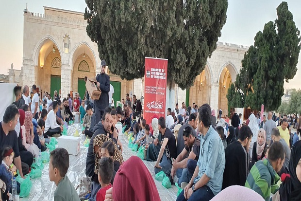 KBRI Amman Gelar Buka Puasa Bersama dengan Warga Palestina