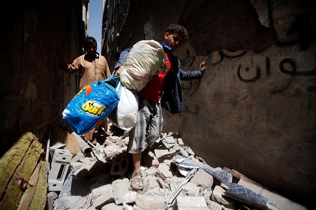 Koalisi Saudi Bombardir Ibu Kota Yaman, 6 Warga Sipil Tewas