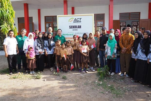 Jayaboard Gandeng ACT, Restorasi Gedung Sekolah di Lombok