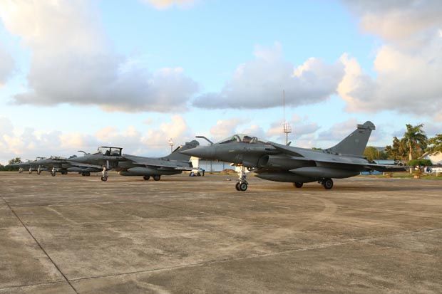 7 Pesawat Tempur Rafale Prancis Mendarat Darurat di Aceh