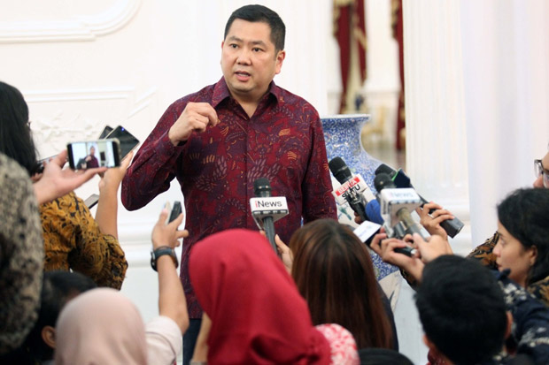 Temui Jokowi di Istana, HT Beberkan 4 Kiat Membangun Ekonomi Indonesia