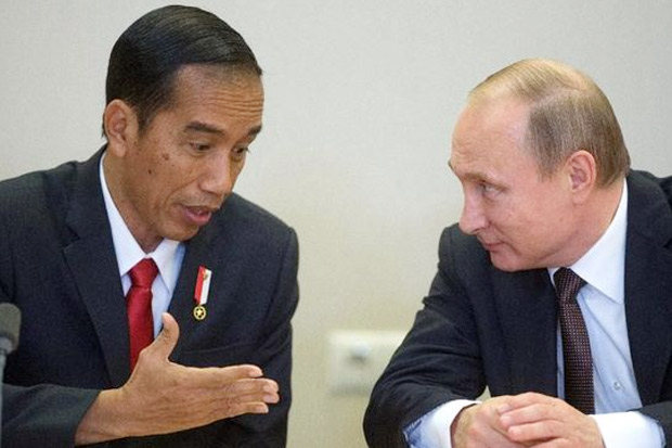 Putin Kirim Pesan Ucapan Selamat kepada Jokowi
