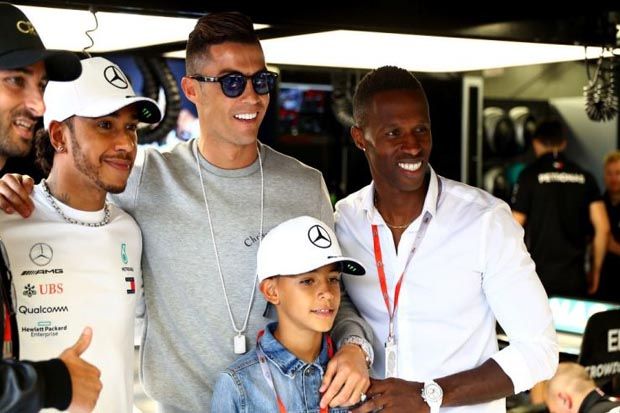 Ronaldo Keliling Sirkuit Monte Carlo dan Kunjungi Garasi Hamilton