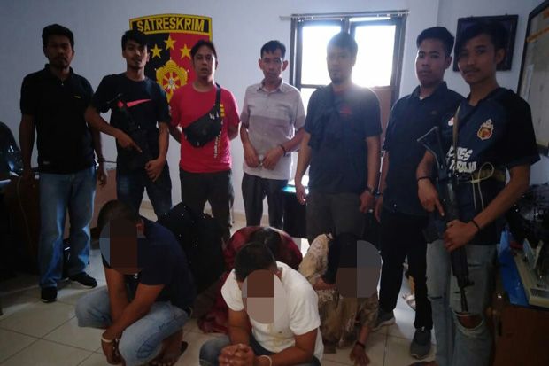 Lima Sindikat Pencuri Toko Lintas Provinsi Diringkus Polres Tana Toraja