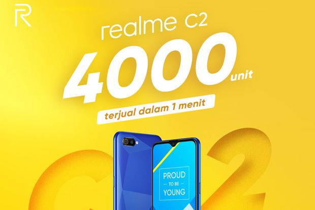 Flash Sale realme C2 Sukses, 1 Menit Terjual Ribuan Handphone