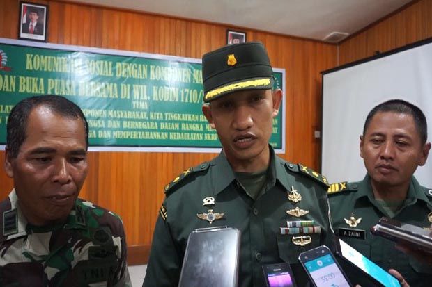 Kodim 1710 Mimika Siap Backup Pengamanan Lebaran di Timika Papua